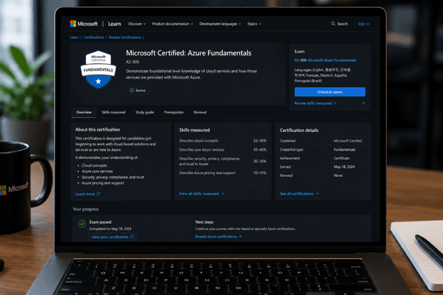 Practice exams Microsoft Azure Fundamentals