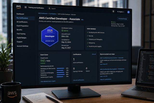Practice exams AWS Developer Associate